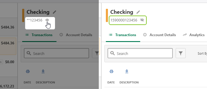 Finding your account number