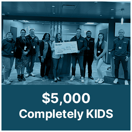 $5,000 awarded to Completely Kids