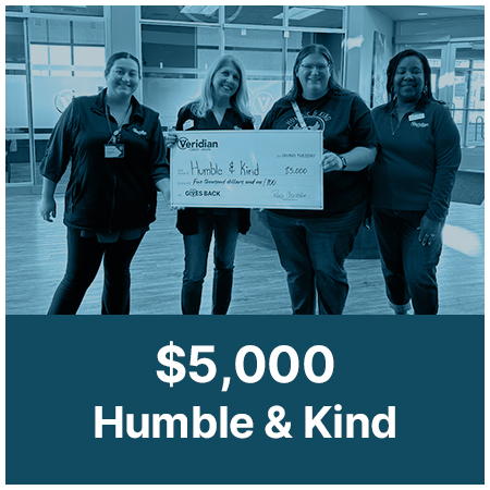 $5,000 awarded to Humble & Kind