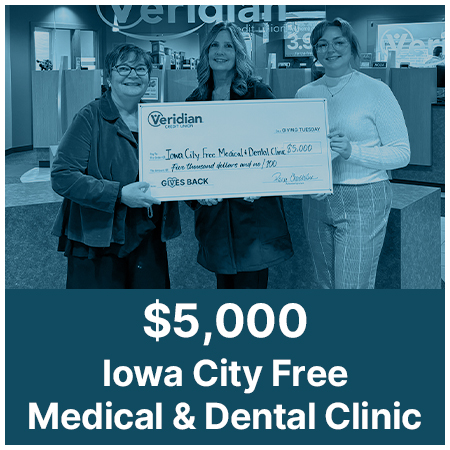 $5,000 awarded to Iowa City Free Medical Dental Clinic