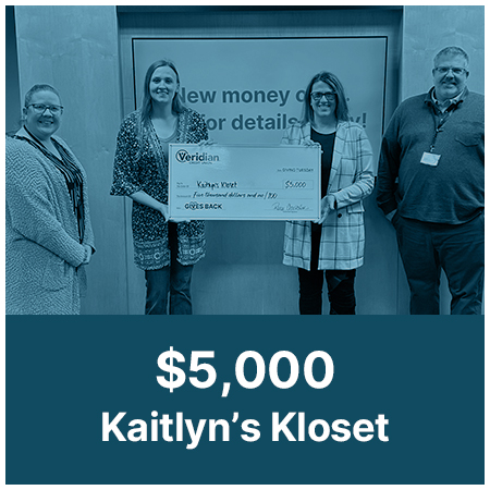 $5,000 awarded to Kaitlyn's Kloset