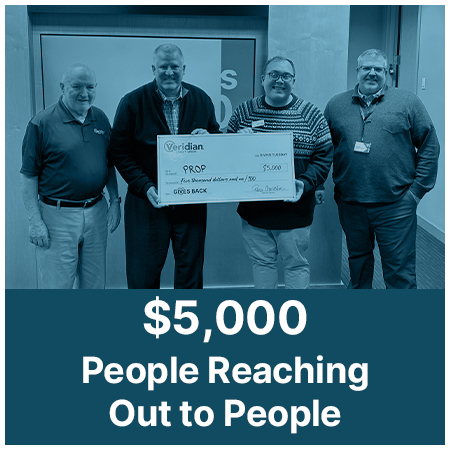 $5,000 awarded to People Reaching Out to People