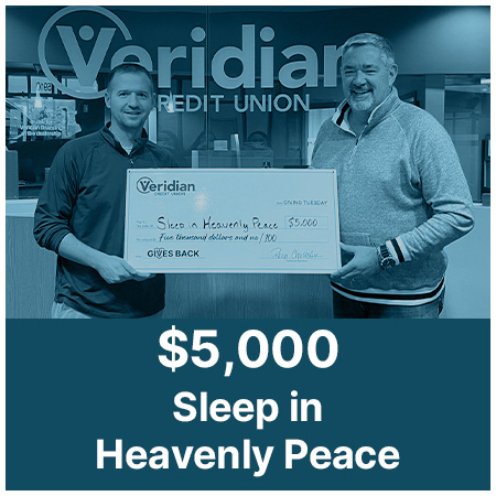 $5,000 awarded to Sleep in Heavenly Peace